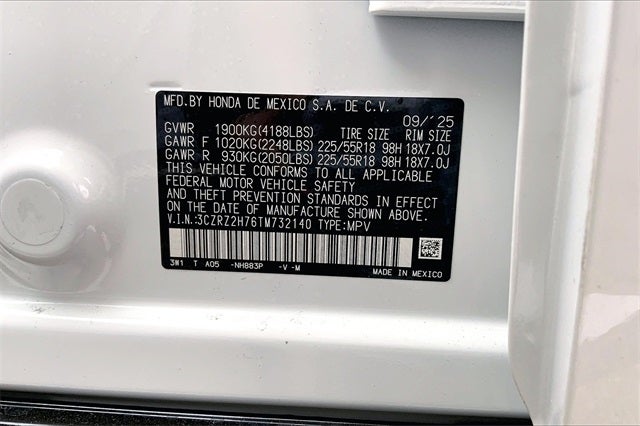 2026 Honda HR-V EX-L