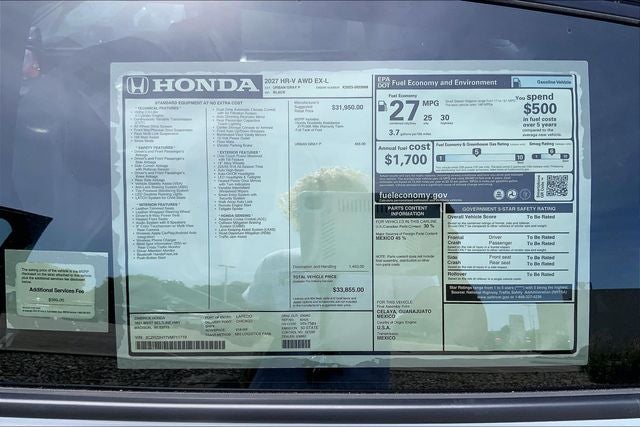 2027 Honda HR-V EX-L