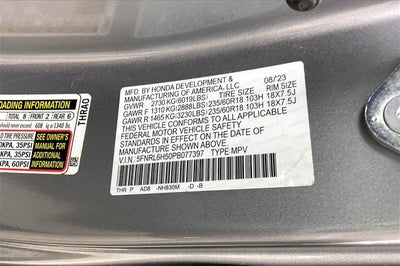 2023 Honda Odyssey EX