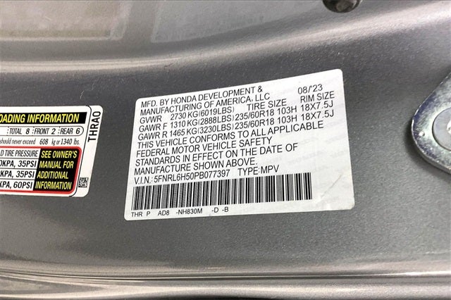 2023 Honda Odyssey EX