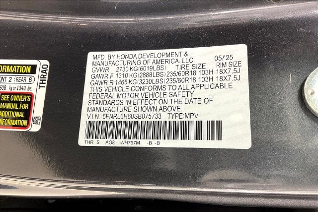 2025 Honda Odyssey EX-L