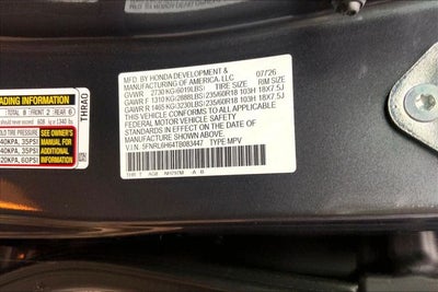 2026 Honda Odyssey EX-L InStock