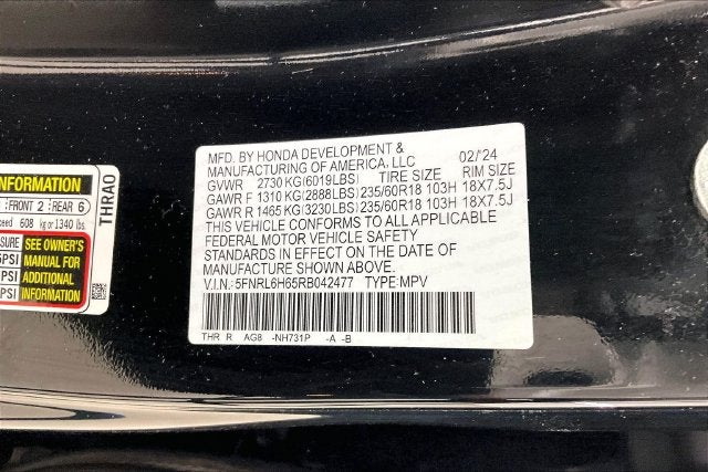 2024 Honda Odyssey EX-L - Photo 33