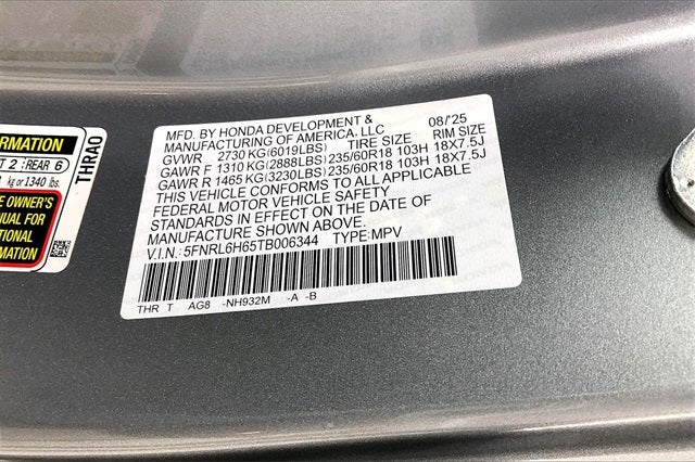 2026 Honda Odyssey EX-L