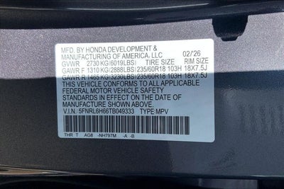 2026 Honda Odyssey EX-L