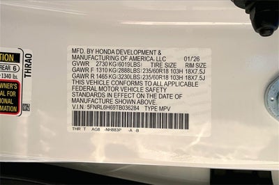 2026 Honda Odyssey EX-L