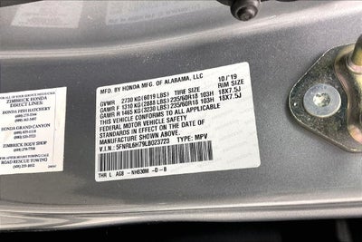 2020 Honda Odyssey EX-L