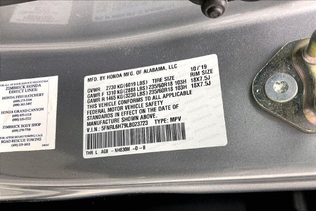 2020 Honda Odyssey EX-L
