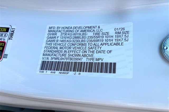 2026 Honda Odyssey Sport-L