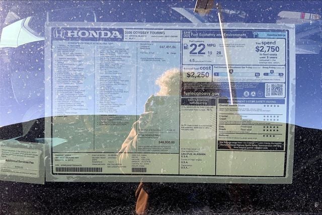 2026 Honda Odyssey Touring