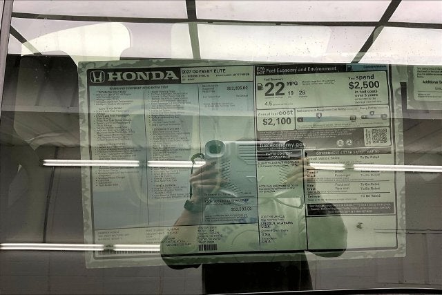 2027 Honda Odyssey Elite InStock