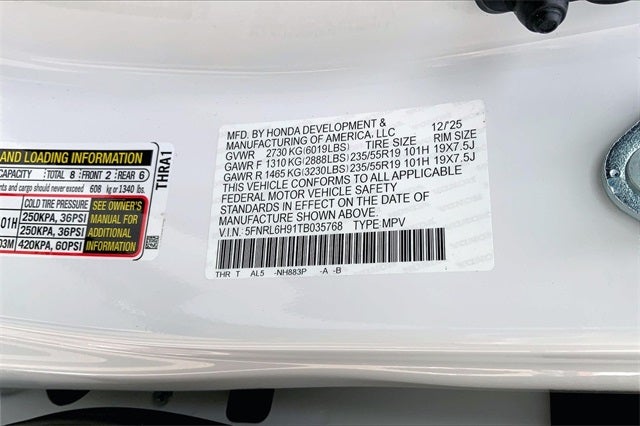 2026 Honda Odyssey Elite