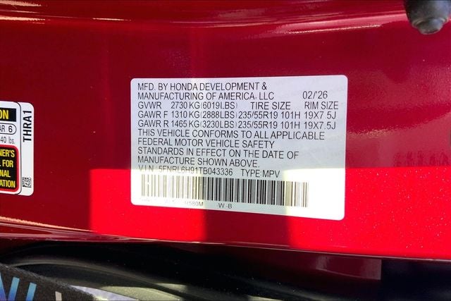 2026 Honda Odyssey Elite