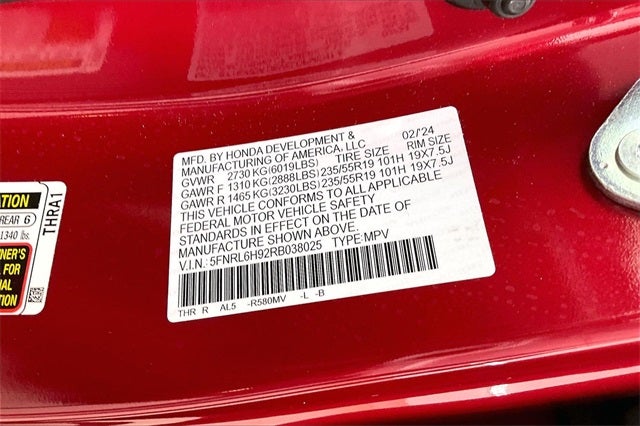 2024 Honda Odyssey Elite