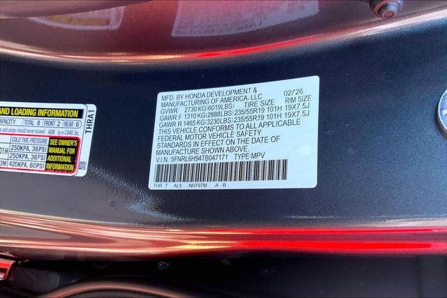 2026 Honda Odyssey Elite