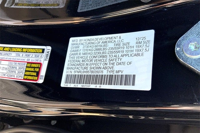 2026 Honda Odyssey Elite