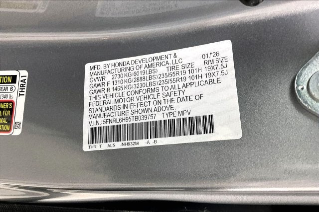 2026 Honda Odyssey Elite