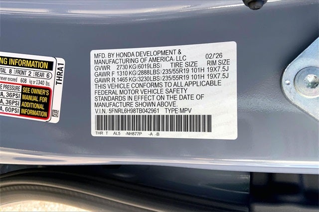 2026 Honda Odyssey Elite