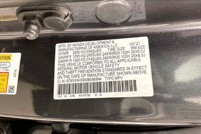 2021 Honda Pilot Elite