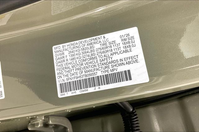 2026 Honda Passport TrailSport Blackout