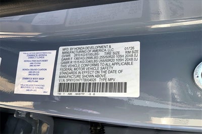 2026 Honda Pilot Touring