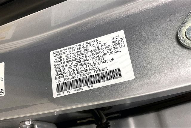 2026 Honda Pilot Touring