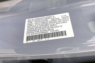 2026 Honda Pilot Touring