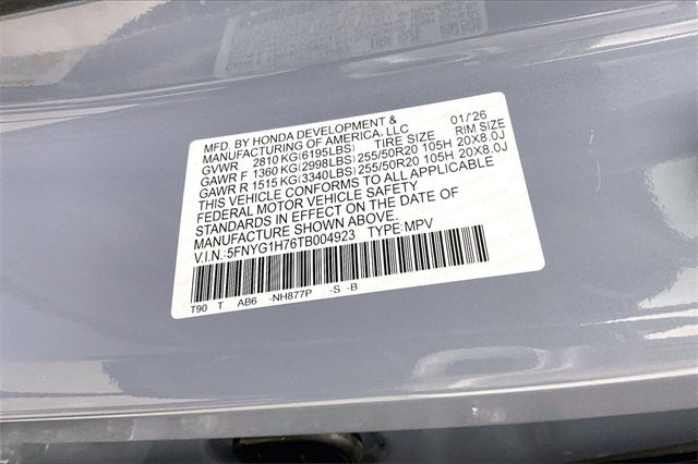 2026 Honda Pilot Touring