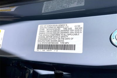 2026 Honda Pilot Elite