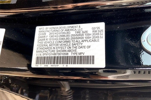 2026 Honda Pilot Elite