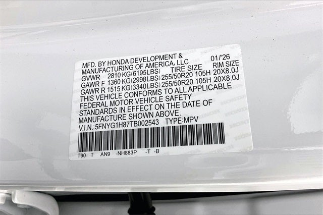 2026 Honda Pilot Elite