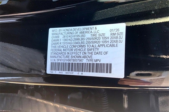 2026 Honda Pilot Black Edition