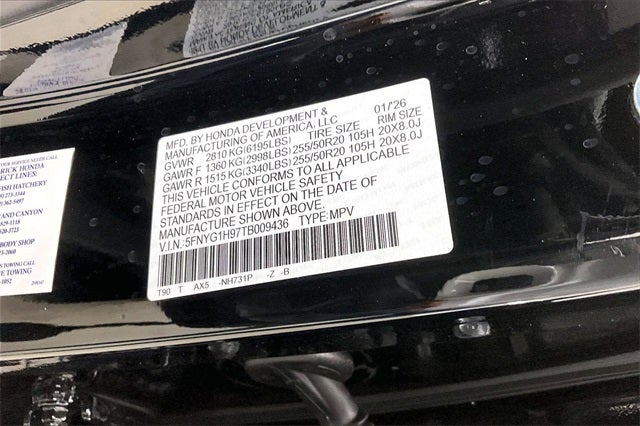 2026 Honda Pilot Black Edition