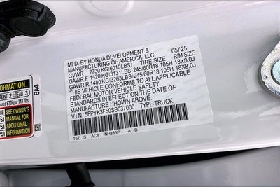 2025 Honda Ridgeline RTL