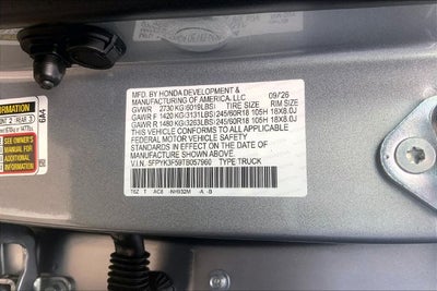 2026 Honda Ridgeline RTL InStock