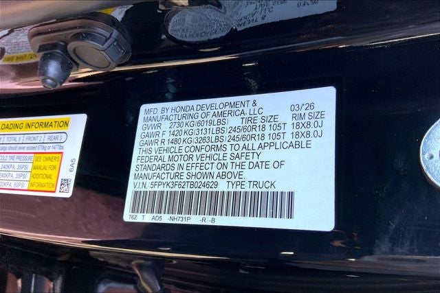 2026 Honda Ridgeline TrailSport