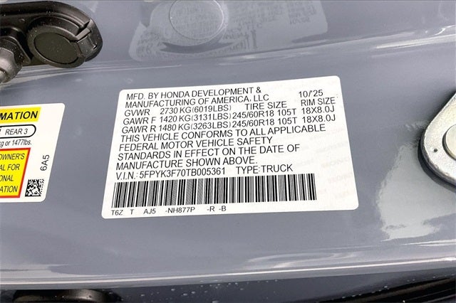 2026 Honda Ridgeline TrailSport+