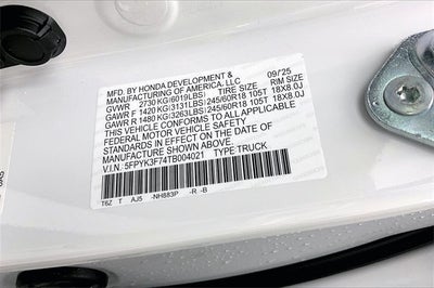 2026 Honda Ridgeline TrailSport+