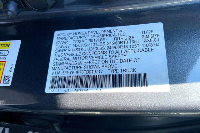 2026 Honda Ridgeline TrailSport+