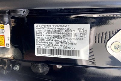 2026 Honda Ridgeline TrailSport+ InStock