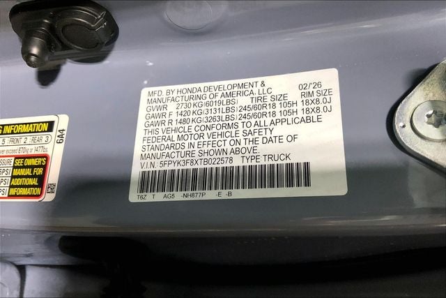 2026 Honda Ridgeline Black Edition