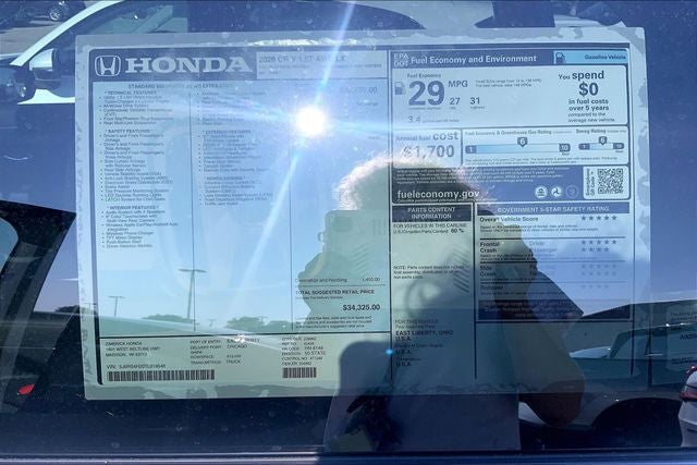 2026 Honda CR-V LX InStock
