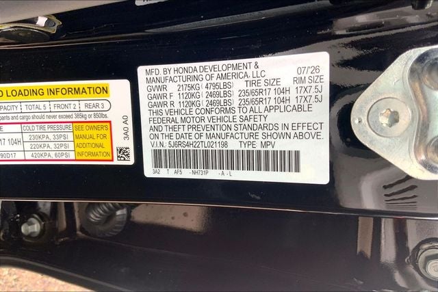 2026 Honda CR-V LX InStock