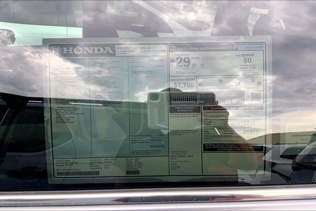 2026 Honda CR-V LX InStock
