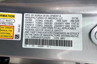 2026 Honda CR-V LX