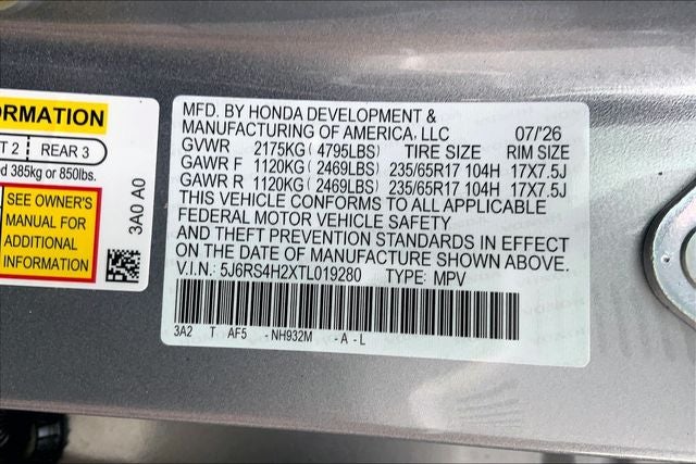 2026 Honda CR-V LX