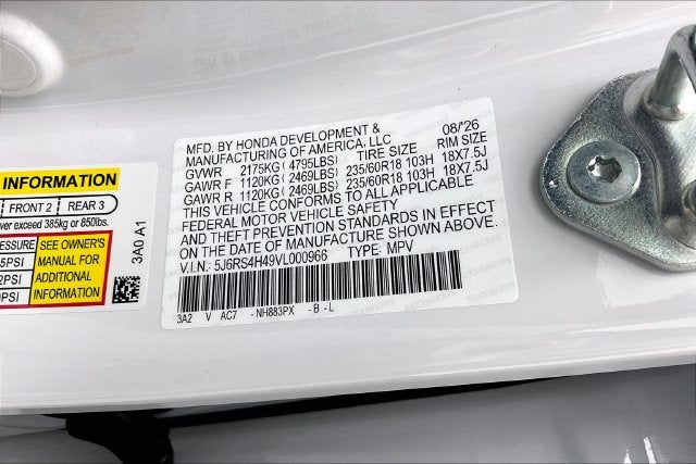 2027 Honda CR-V EX InStock
