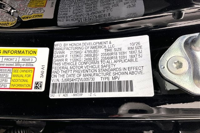 2027 Honda CR-V EX-L InStock