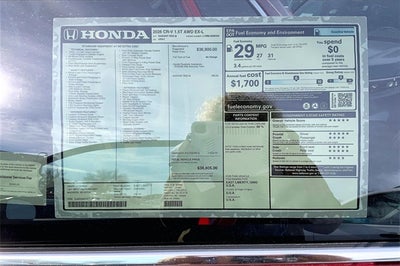 2026 Honda CR-V EX-L