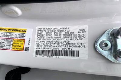 2026 Honda CR-V EX-L